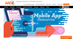 Desktop Screenshot of diabeteseducator.org